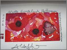089 Art money 2006-003 - Akvarel p papir 12 x 18 cm - Alettes Maleri (akvarel og akryl)