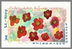 110 Art money 2006-023 - Akvarel p papir 12 x 18 cm - Alettes Maleri (akvarel og akryl)